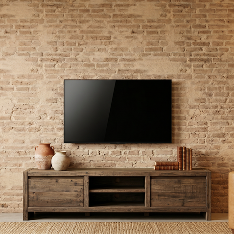 Dekorativni stenski panel - Opeka Grunge Cuero - 114 x 92 cm