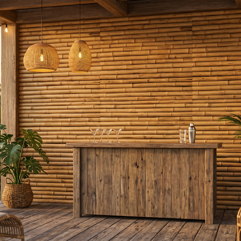 Dekorativni stenski panel - Les Onsen - 240 x 90 cm