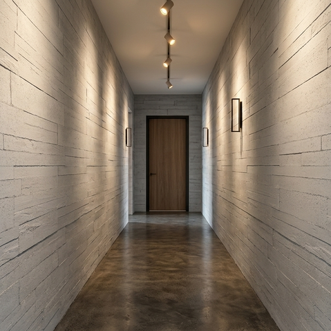 Dekorativni stenski panel - Beton Cement Wall - 150 x 100,5 cm