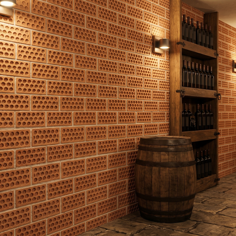 Dekorativni stenski panel - Opeka Classic - 134.5 x 100,5 cm