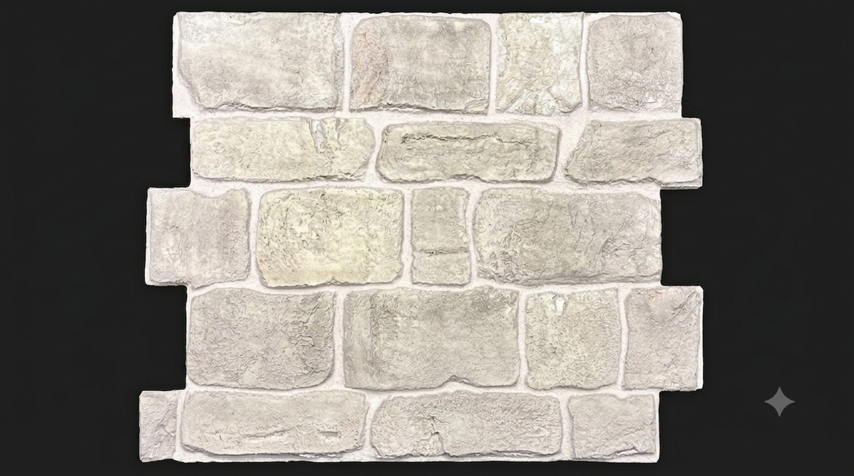 Dekorativni stenski panel - Kamen Muro Carsario Claro - 118 x 93 cm