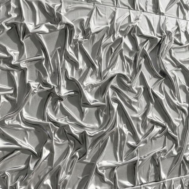 Dekorativni stenski panel - Tekstura Kioto Plata - 119 x 80 cm