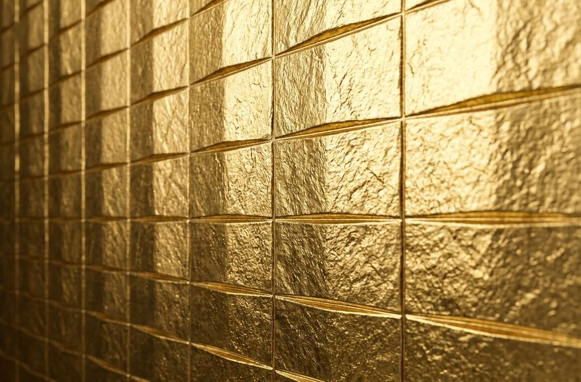 Dekorativni stenski panel - Tekstura Kashi Oro - 90 x 60 cm