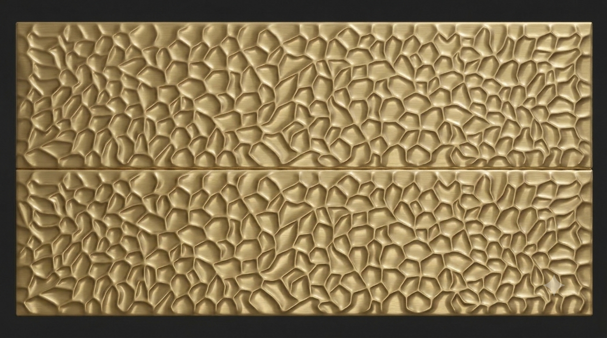 Dekorativni stenski panel - Tekstura Sinkiang oro - 120 x 89 cm