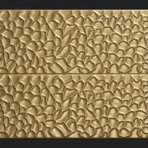 Dekorativni stenski panel - Tekstura Sinkiang oro - 120 x 89 cm