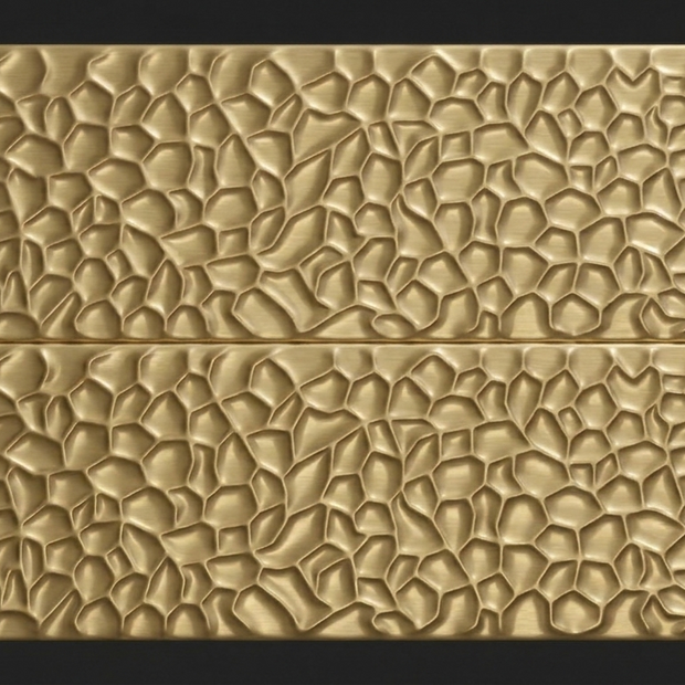 Dekorativni stenski panel - Tekstura Sinkiang oro - 120 x 89 cm