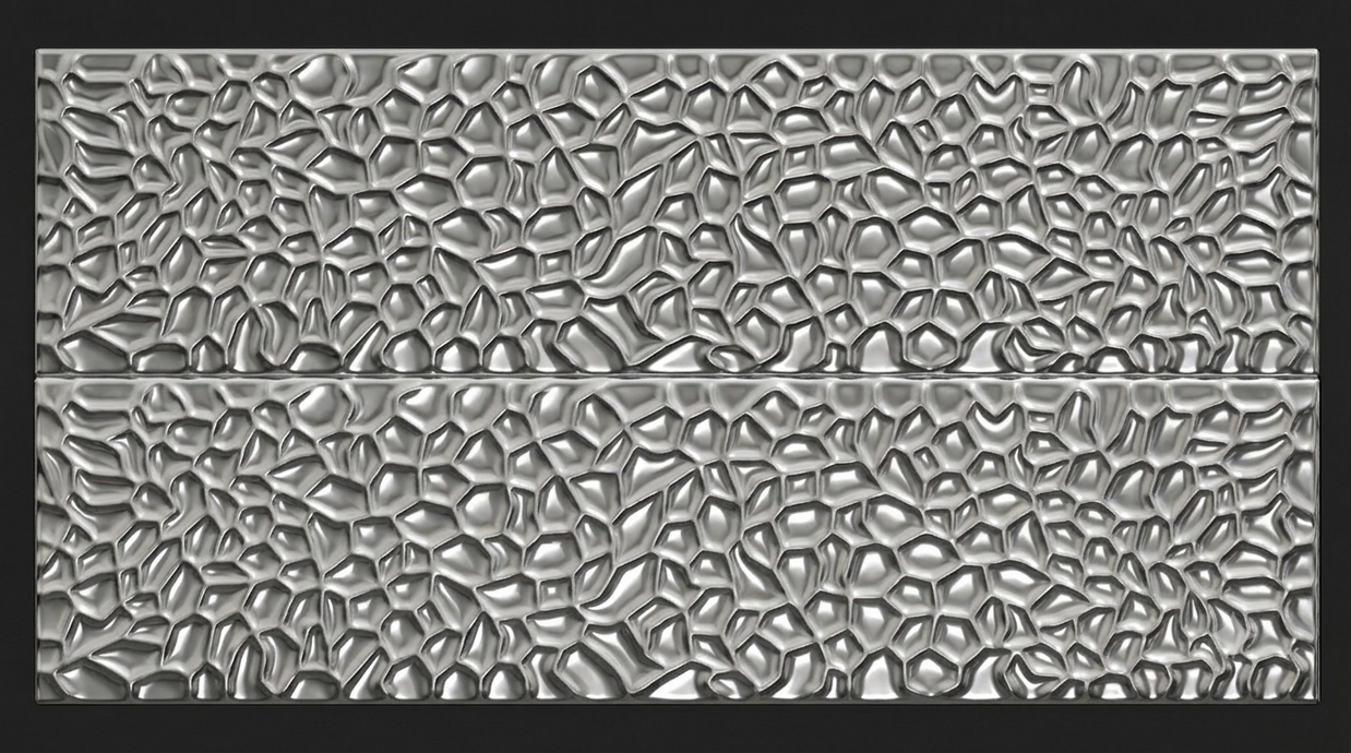 Dekorativni stenski panel - Tekstura Sinkiang Plata - 120 x 89 cm
