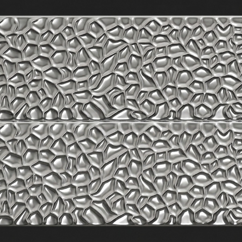 Dekorativni stenski panel - Tekstura Sinkiang Plata - 120 x 89 cm