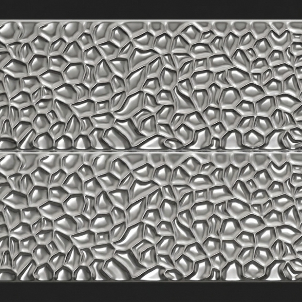 Dekorativni stenski panel - Tekstura Sinkiang Plata - 120 x 89 cm