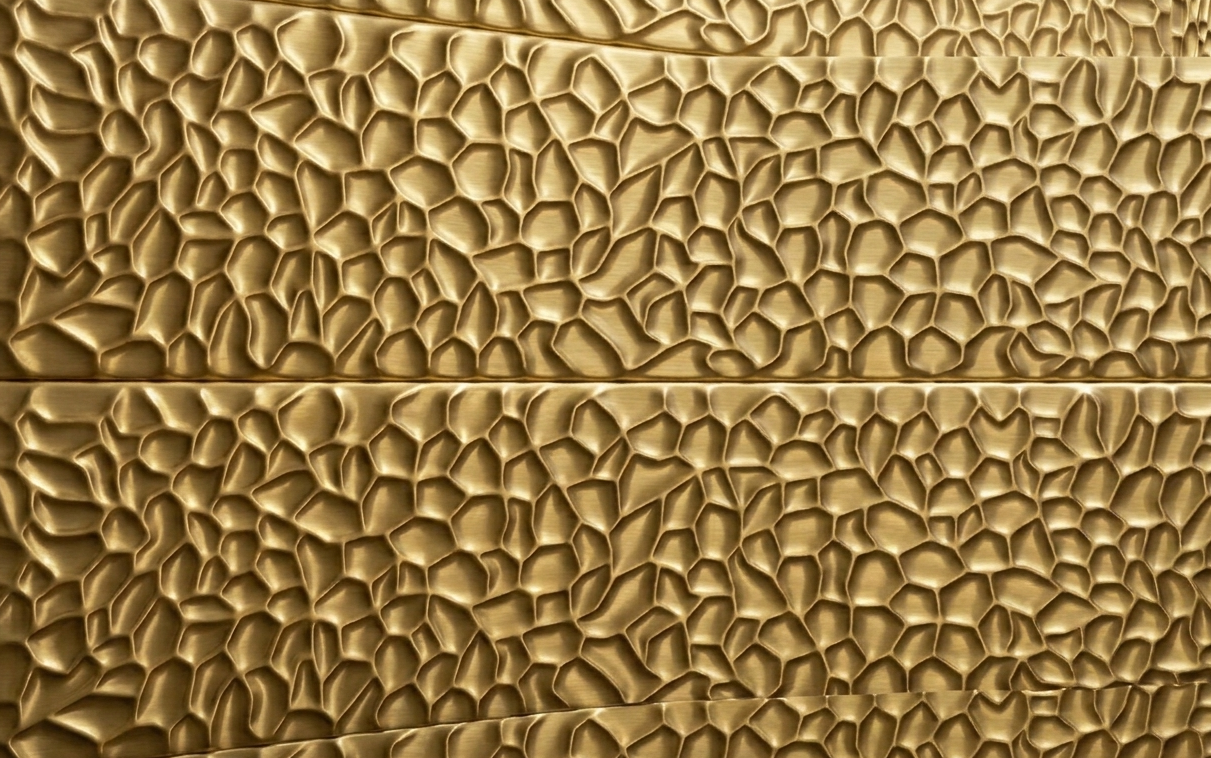 Dekorativni stenski panel - Tekstura Sinkiang oro - 120 x 89 cm