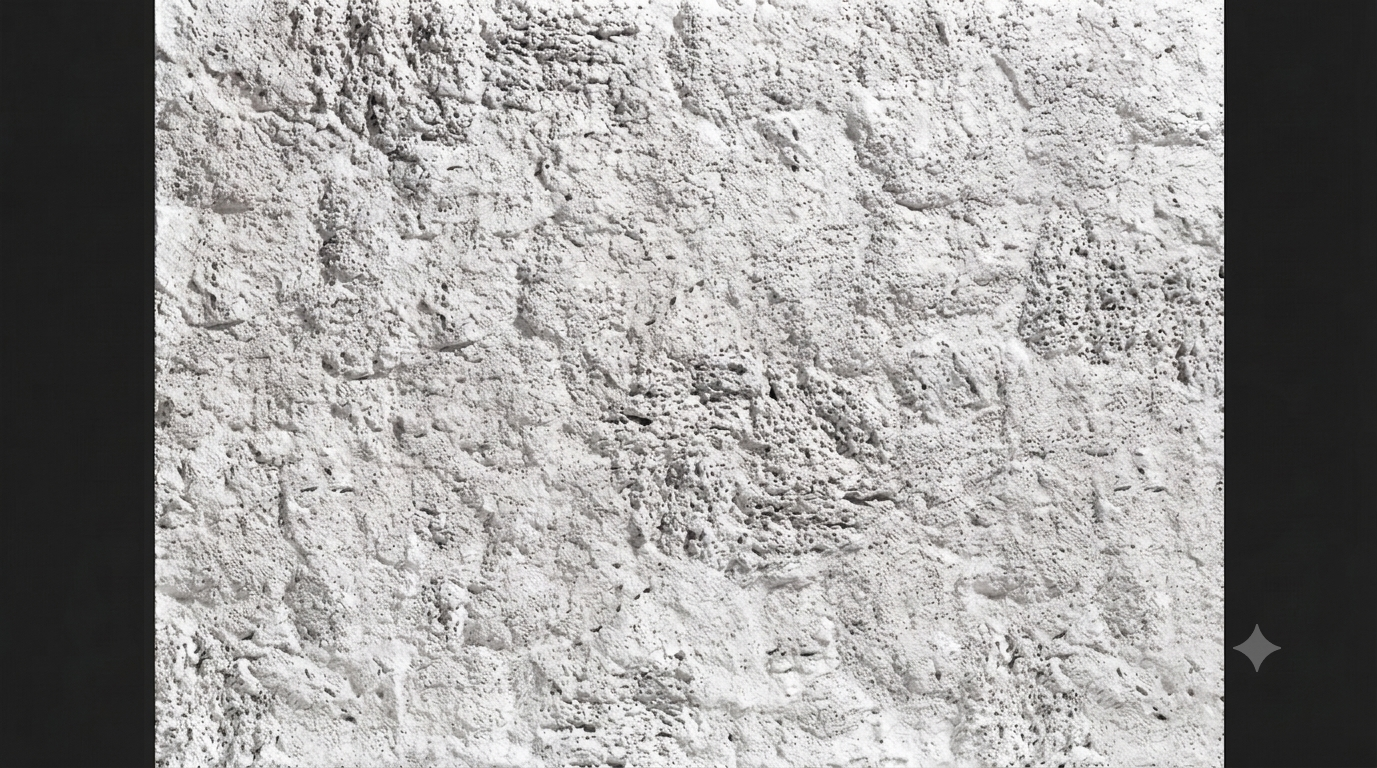 Dekorativni stenski panel - Tekstura Etna bela - 124 x 90 cm