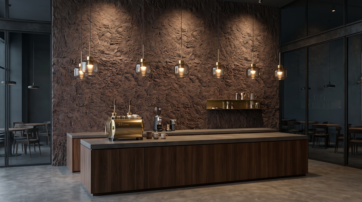 Dekorativni stenski panel - Tekstura Etna - 124 x 90 cm