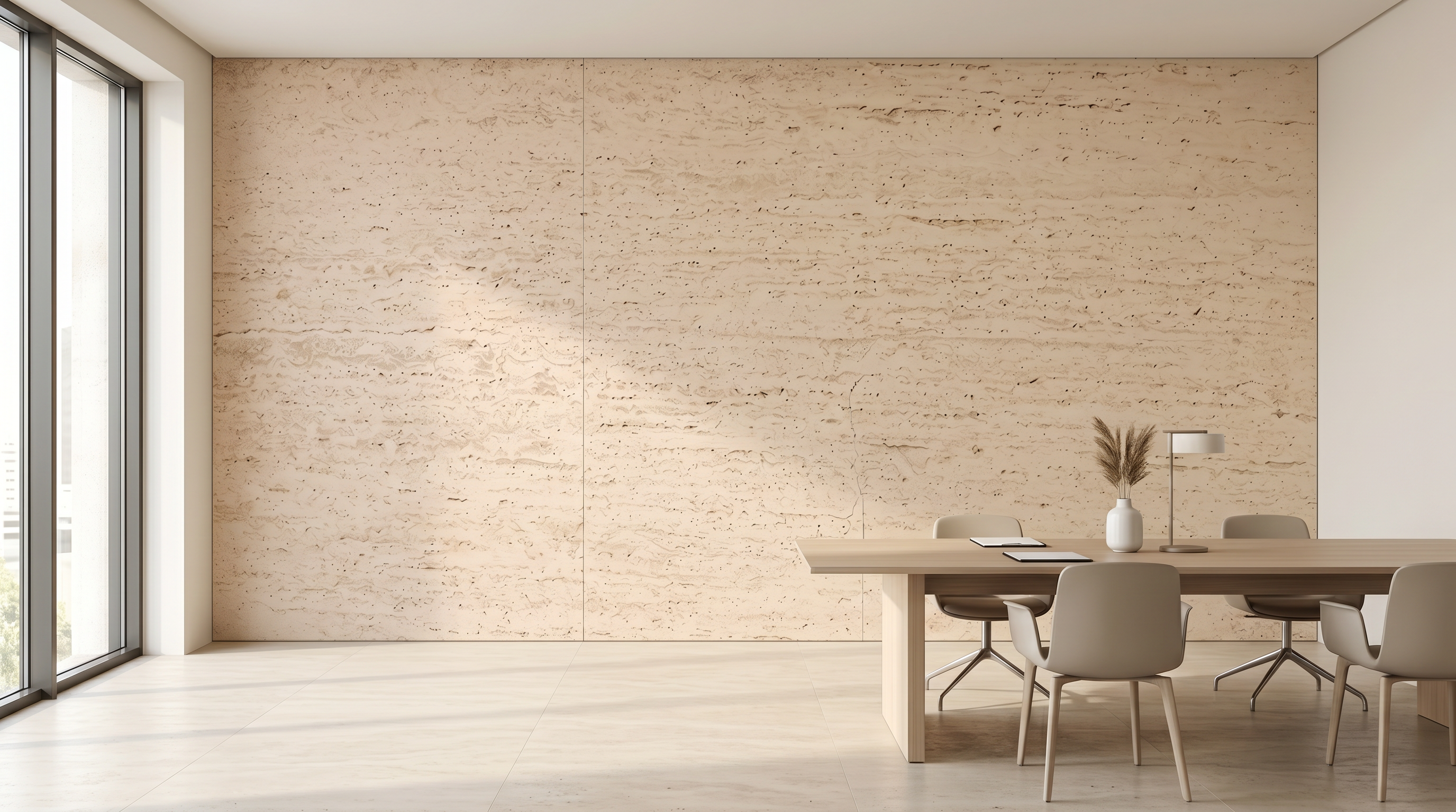 Dekorativni stenski panel - Kamen Marmol Travertino - 150 x 80 cm