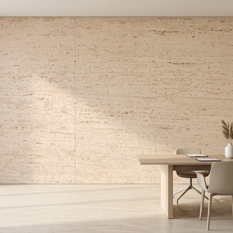Dekorativni stenski panel - Kamen Marmol Travertino - 150 x 80 cm