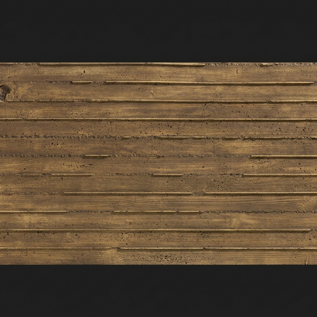 Dekorativni stenski panel - Beton Tables Madera - 150 x 79 cm