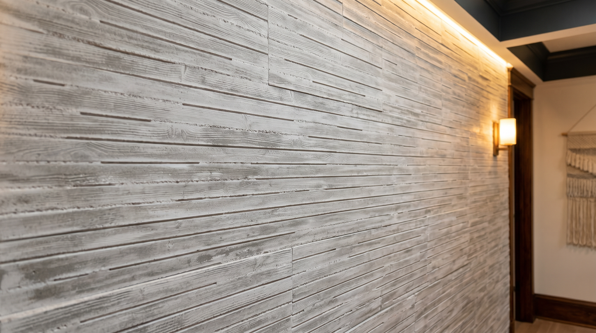 Dekorativni stenski panel - Beton Tables Envejecido - 150 x 79 cm