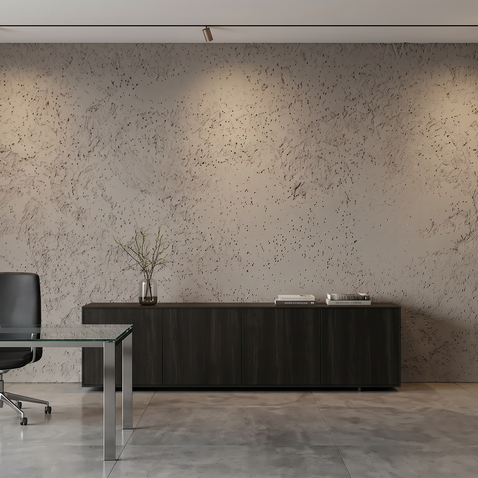 Dekorativni stenski panel - Beton Medio temen - 200 x 80 cm