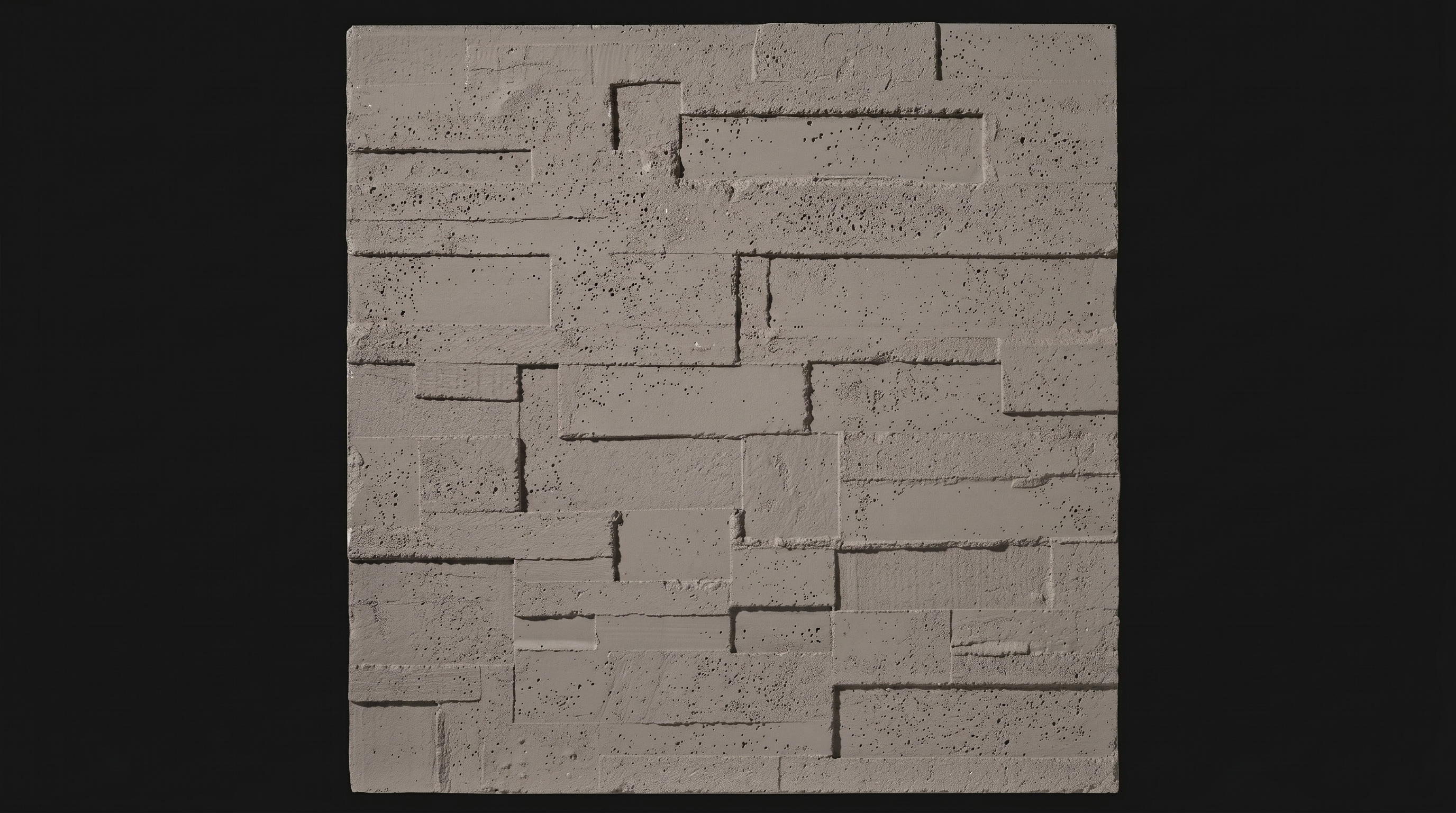 Dekorativni stenski panel - Beton Encofrado - 100 x 100 cm