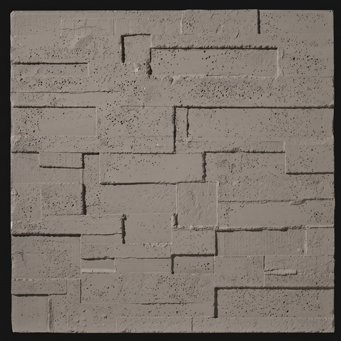 Dekorativni stenski panel - Beton Encofrado - 100 x 100 cm