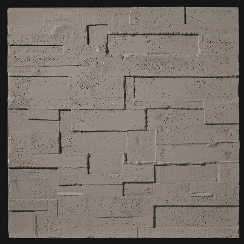 Dekorativni stenski panel - Beton Encofrado - 100 x 100 cm