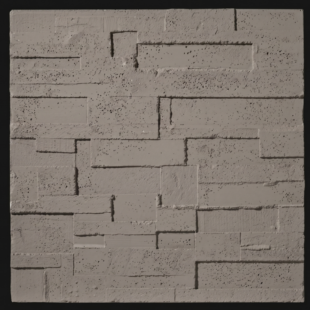 Dekorativni stenski panel - Beton Encofrado - 100 x 100 cm