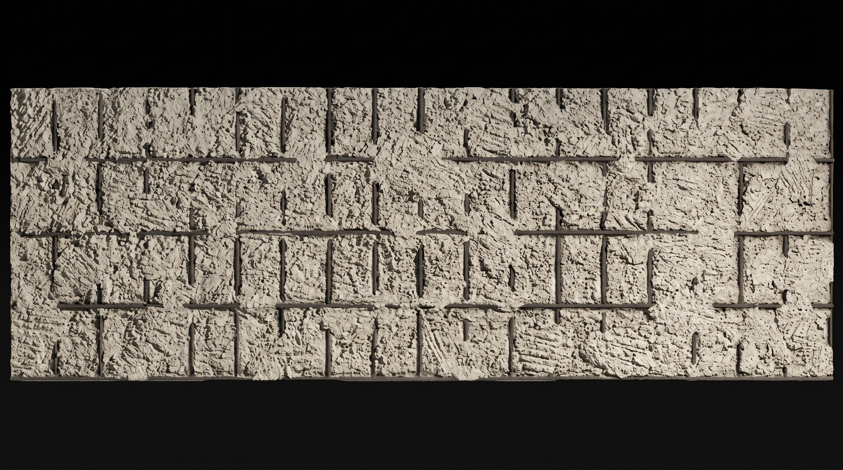 Dekorativni stenski panel - Beton Quebrado - 240 x 87 cm