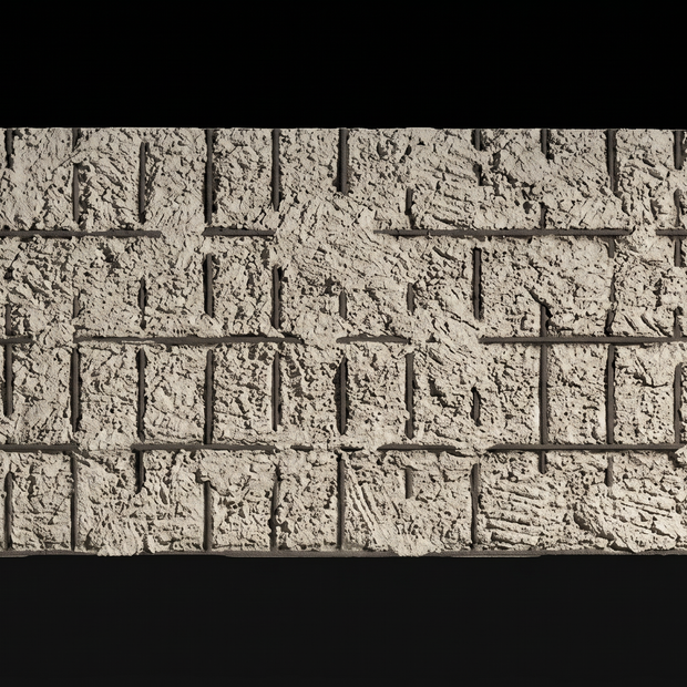 Dekorativni stenski panel - Beton Quebrado - 240 x 87 cm