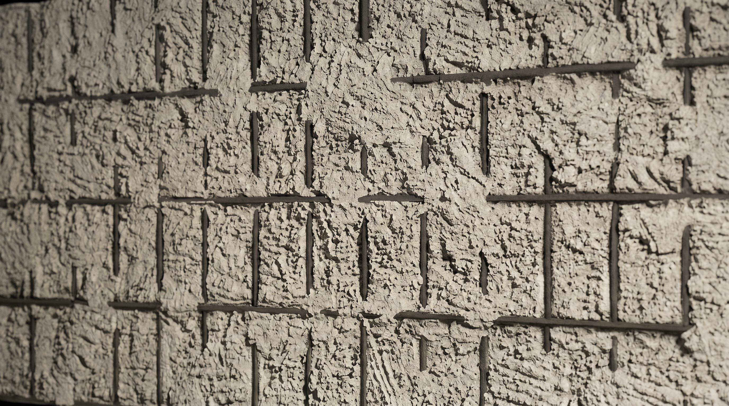 Dekorativni stenski panel - Beton Quebrado - 240 x 87 cm