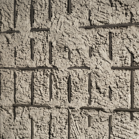 Dekorativni stenski panel - Beton Quebrado - 240 x 87 cm