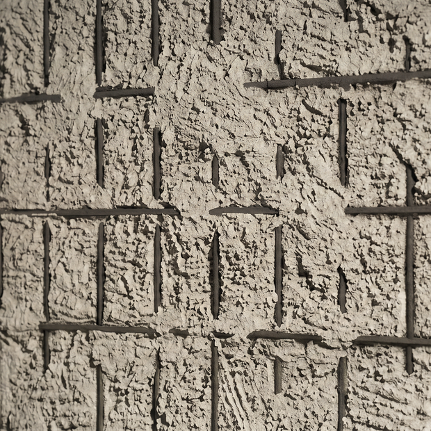 Dekorativni stenski panel - Beton Quebrado - 240 x 87 cm