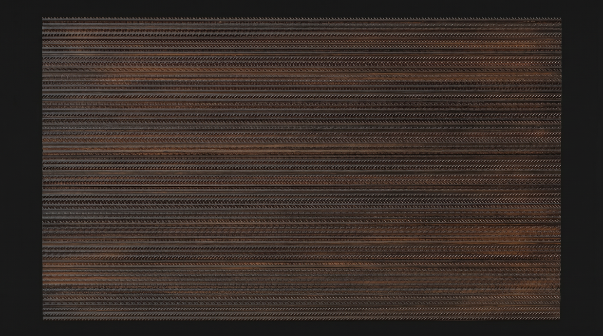 Dekorativni stenski panel - Tekstura Iron Rods - 140 x 80 cm