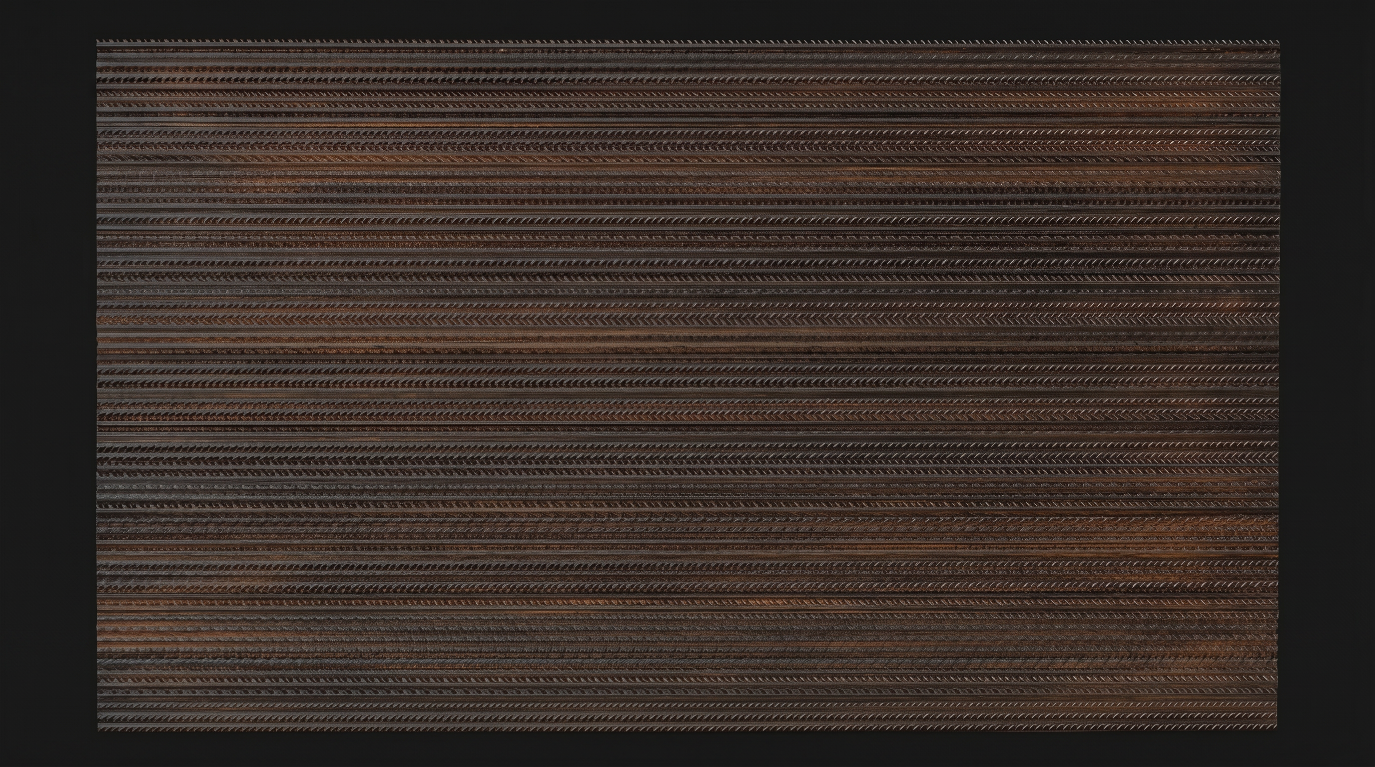 Dekorativni stenski panel - Tekstura Iron Rods - 140 x 80 cm