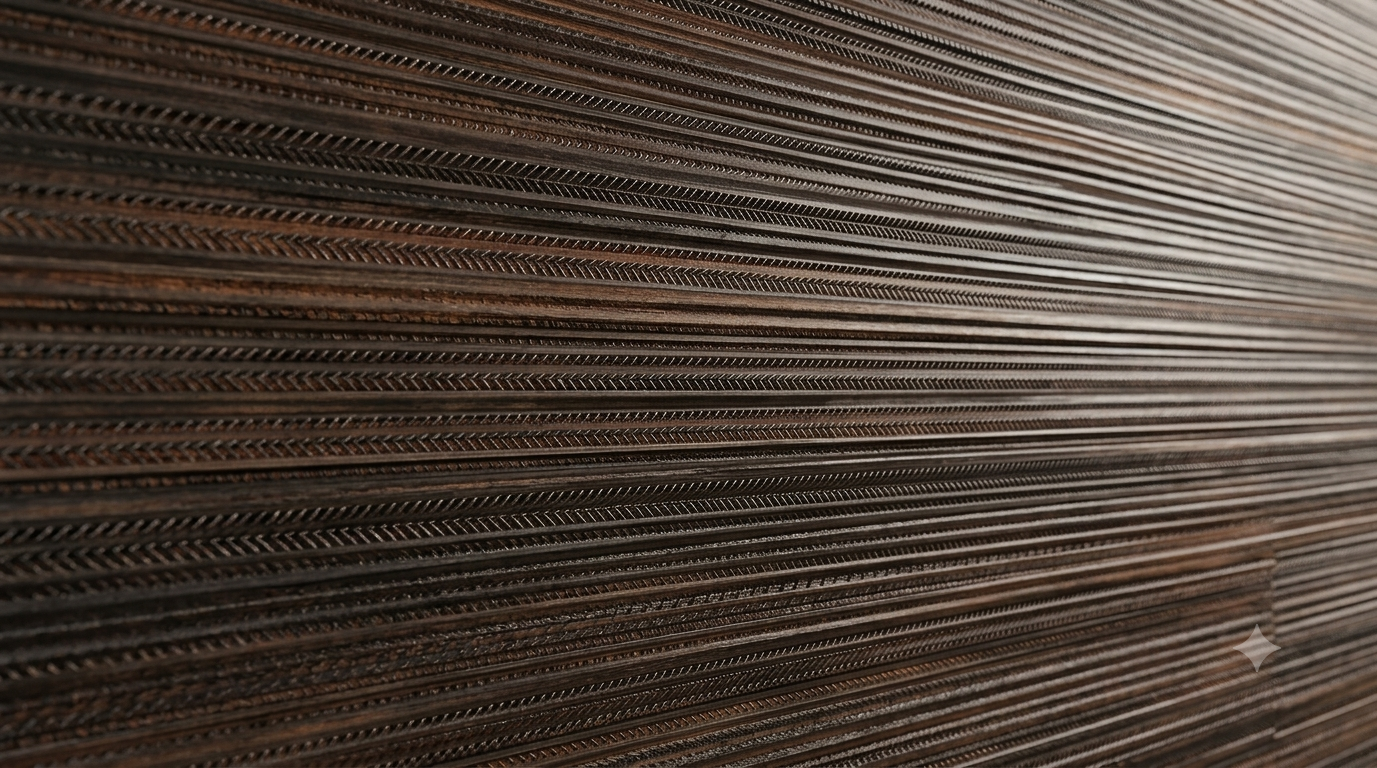 Dekorativni stenski panel - Tekstura Iron Rods - 140 x 80 cm