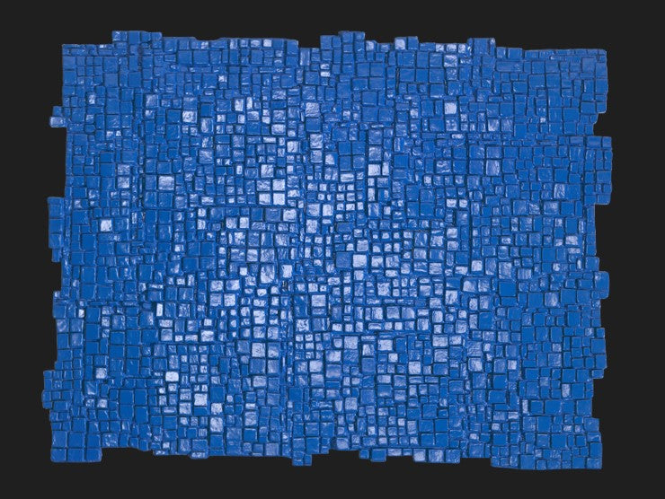 Dekorativni stenski panel - Tekstura Cube sijaj - 117 x 91 cm
