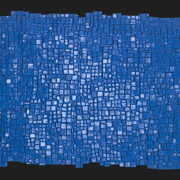 Dekorativni stenski panel - Tekstura Cube sijaj - 117 x 91 cm