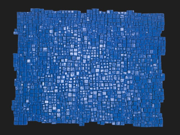 Dekorativni stenski panel - Tekstura Cube sijaj - 117 x 91 cm