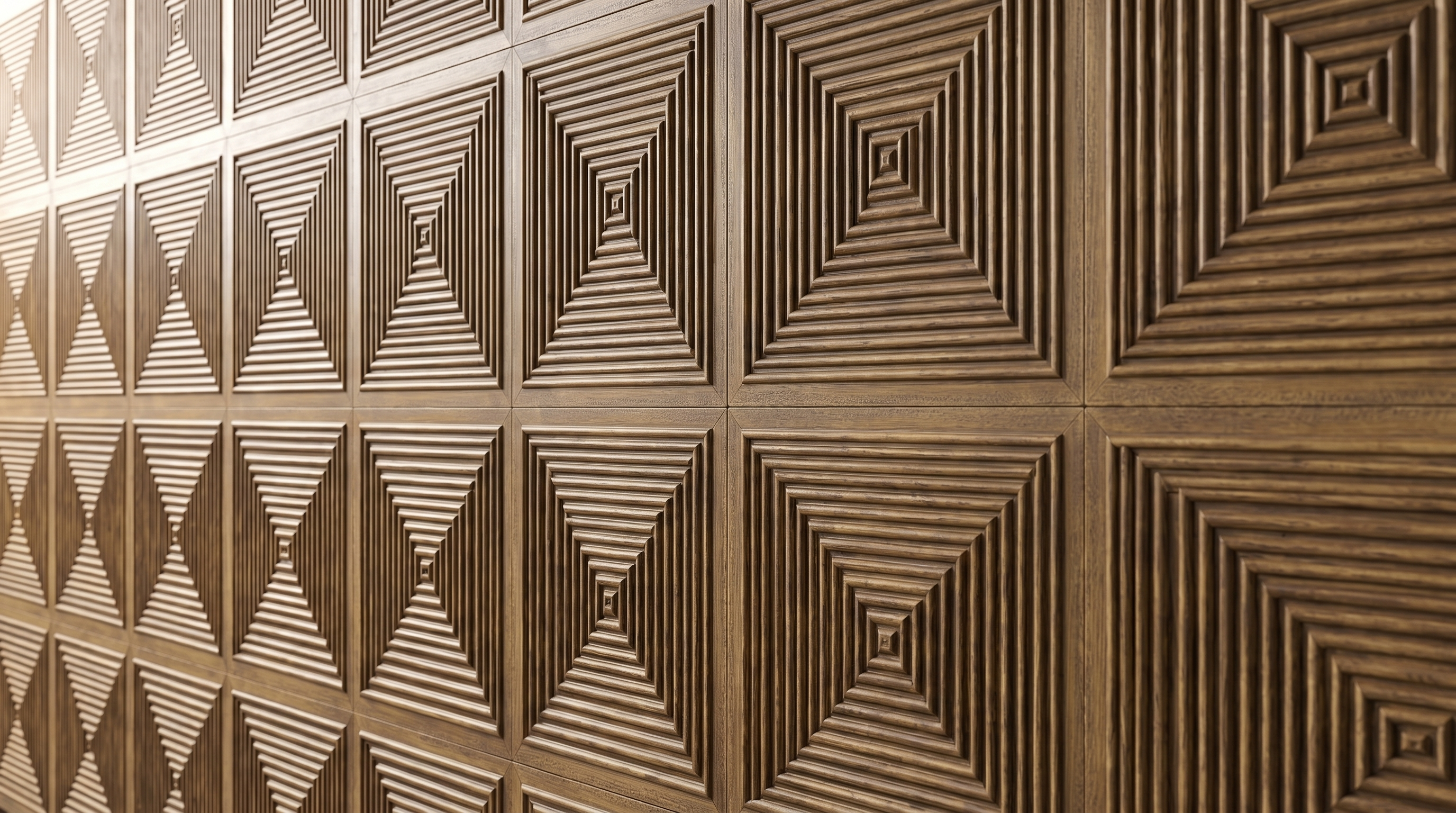 Dekorativni stenski panel - Tekstura Giza - 90,5 x 90,5 cm