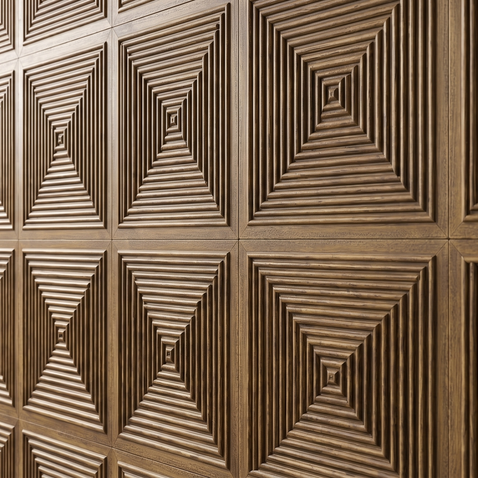 Dekorativni stenski panel - Tekstura Giza - 90,5 x 90,5 cm