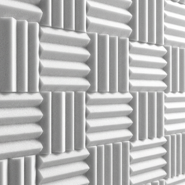 Dekorativni stenski panel - Tekstura Tokio bela - 87 x 87 cm