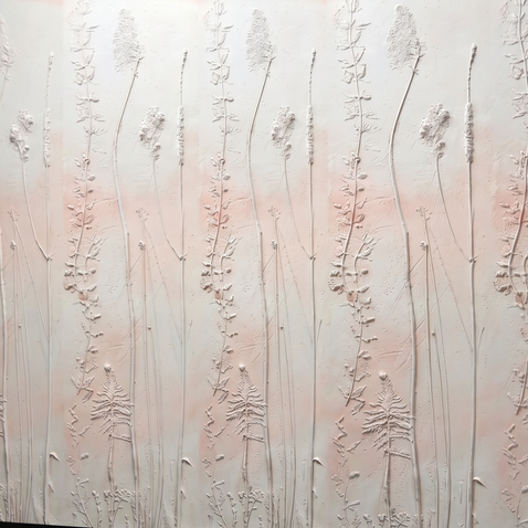 Dekorativni stenski panel - Cvetje Flores - 260 x 60 cm