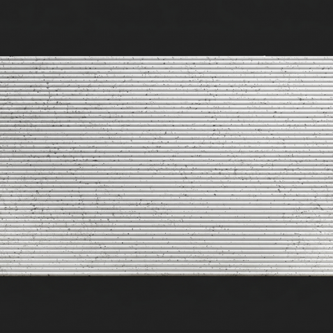 Dekorativni stenski panel - Valovi Tubes - 243 x 100 cm