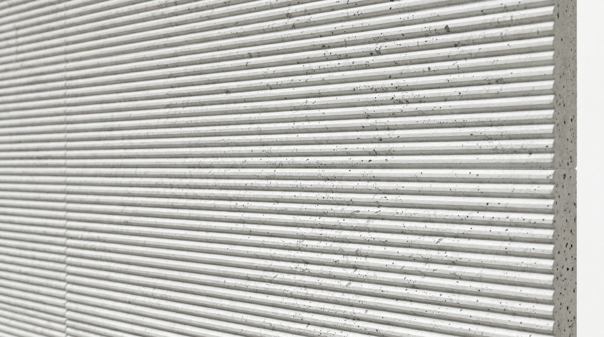 Dekorativni stenski panel - Valovi Tubes - 243 x 100 cm