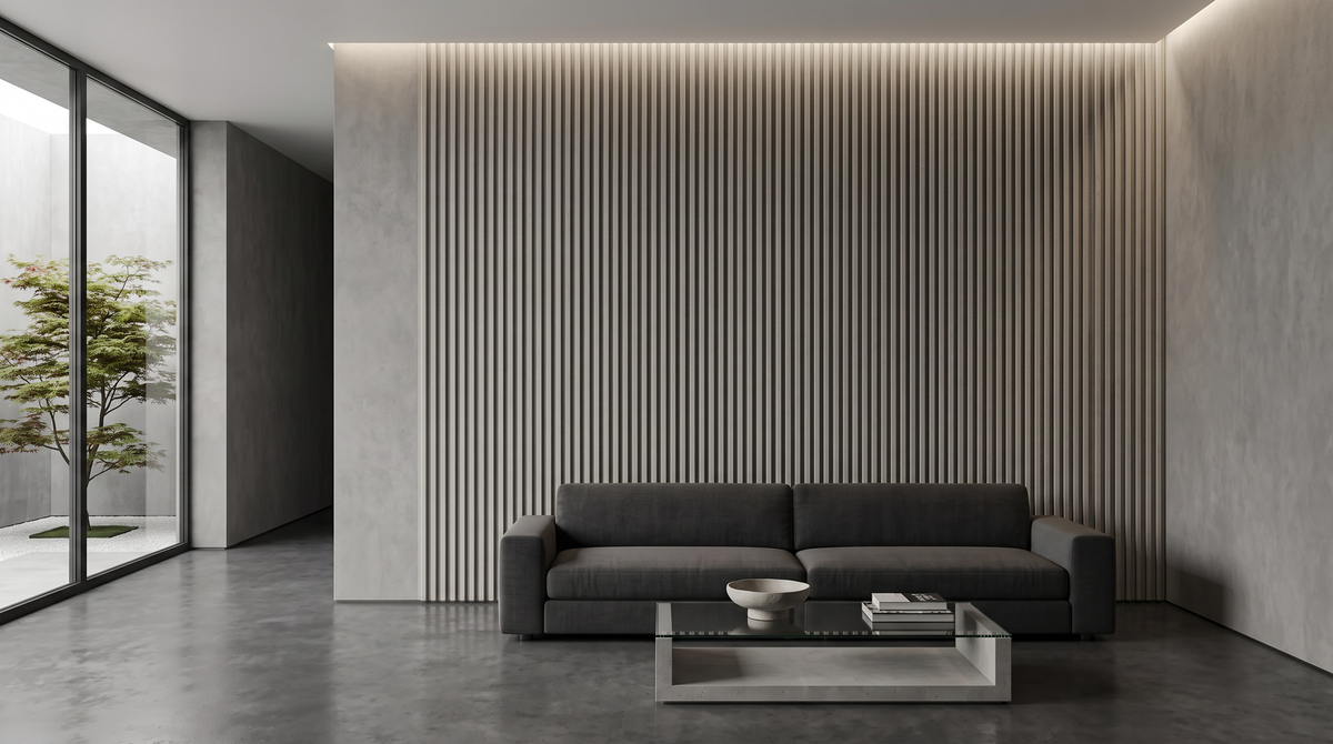 Dekorativna zidna obloga - Beton Concrete - 250 x 103 cm