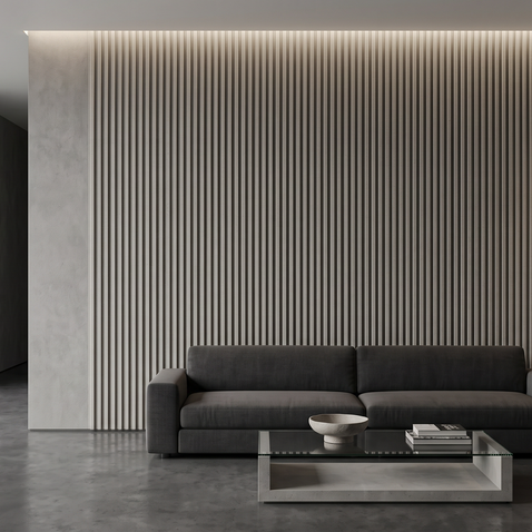 Dekorativna zidna obloga - Beton Concrete - 250 x 103 cm