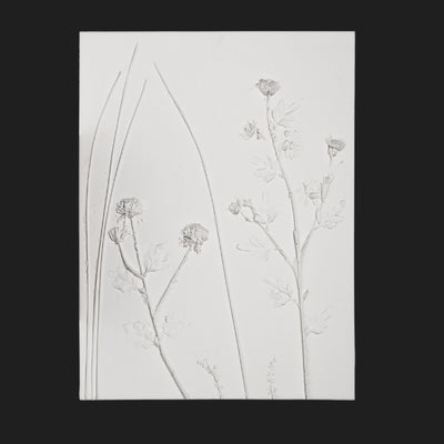Dekorativni stenski panel - Cvetje 3D Flower bela (A/B/C/D) - 80 x 60 cm