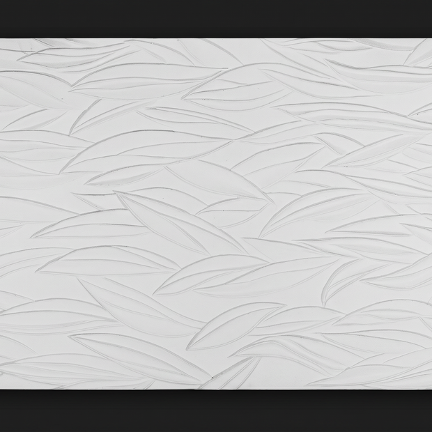 Dekorativni stenski panel - Cvetje Leaf bela - 200 x 100 cm