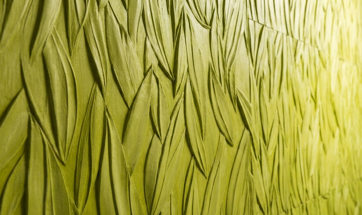 Dekorativni stenski panel - Cvetje Leaf - 200 x 100 cm