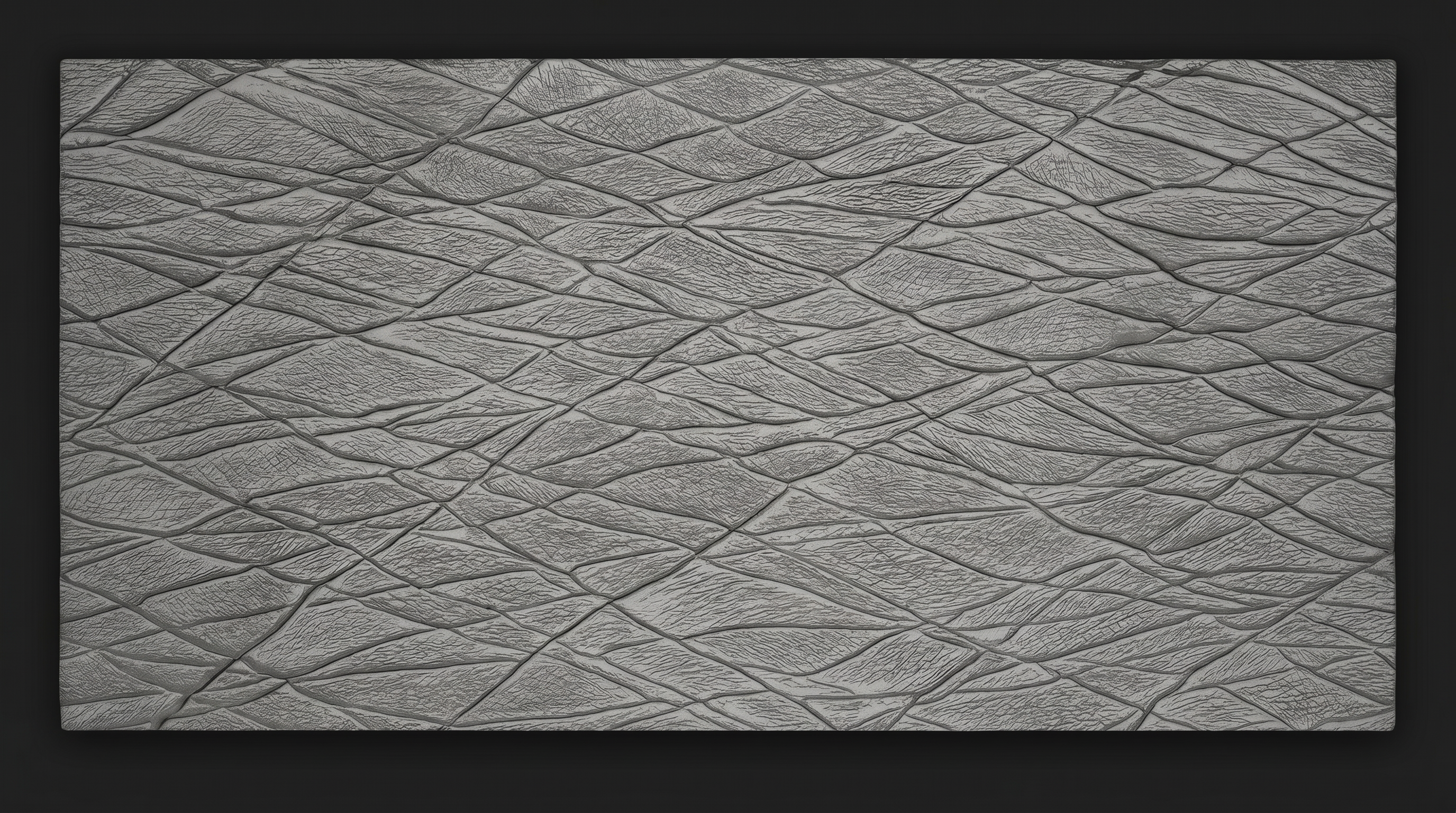 Dekorativni stenski panel - Tekstura Bark siva - 200 x 100 cm