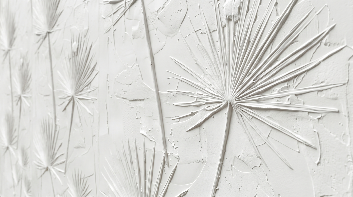 Dekorativna zidna ploča - Cvijeće Tropical leaf - 200 x 100 cm