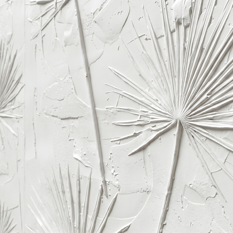 Dekorativna zidna ploča - Cvijeće Tropical leaf - 200 x 100 cm
